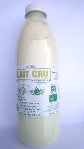 Lait cru Bio de vache 1 L